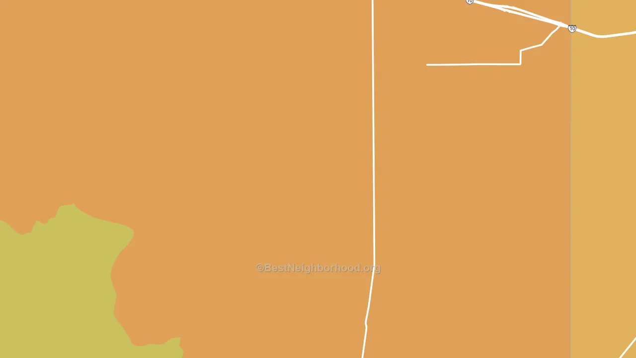 San Simon, AZ block-group voter-turnout map