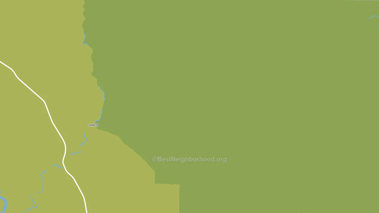 Sanco, TX block-group voter-turnout map