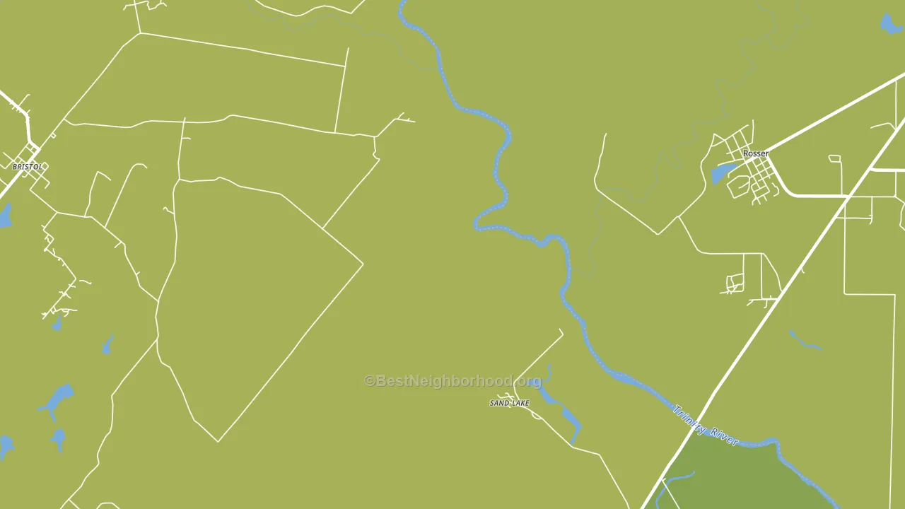 Sand Lake, TX block-group voter-turnout map