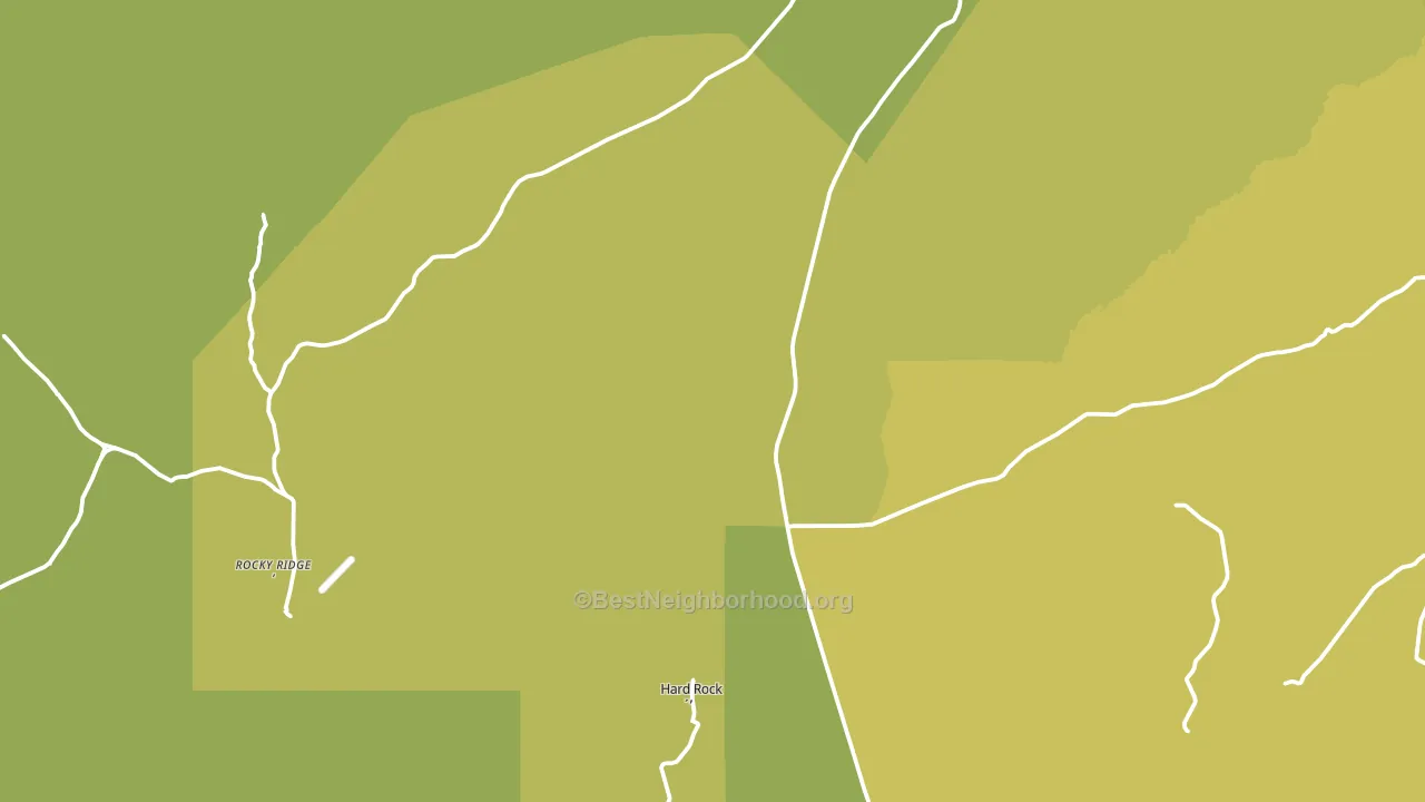 Sand Springs, AZ block-group voter-turnout map