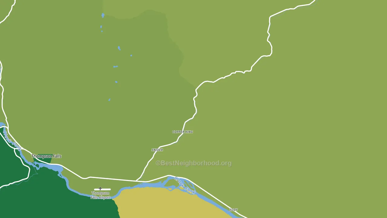 Sanders County, MT block-group voter-turnout map