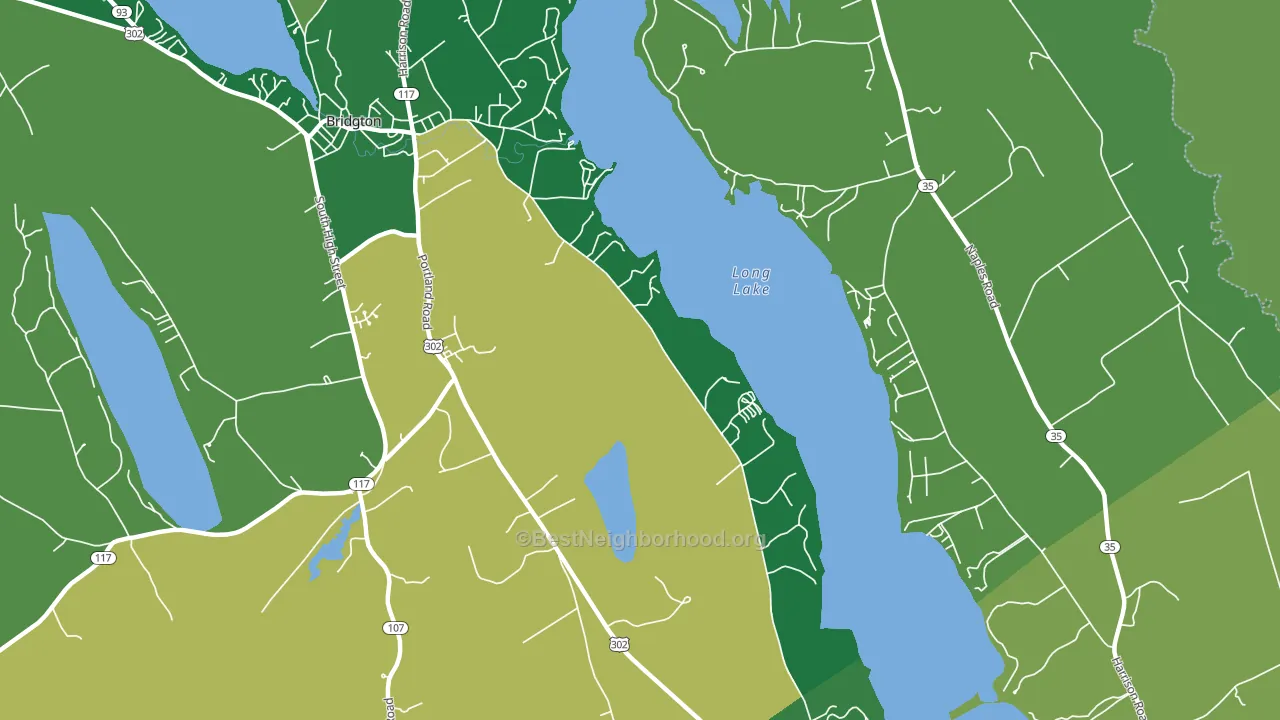 Sandy Creek, ME block-group voter-turnout map