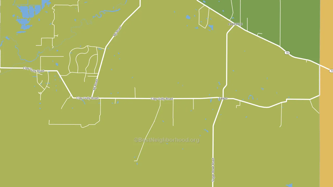 Sandy, FL block-group voter-turnout map