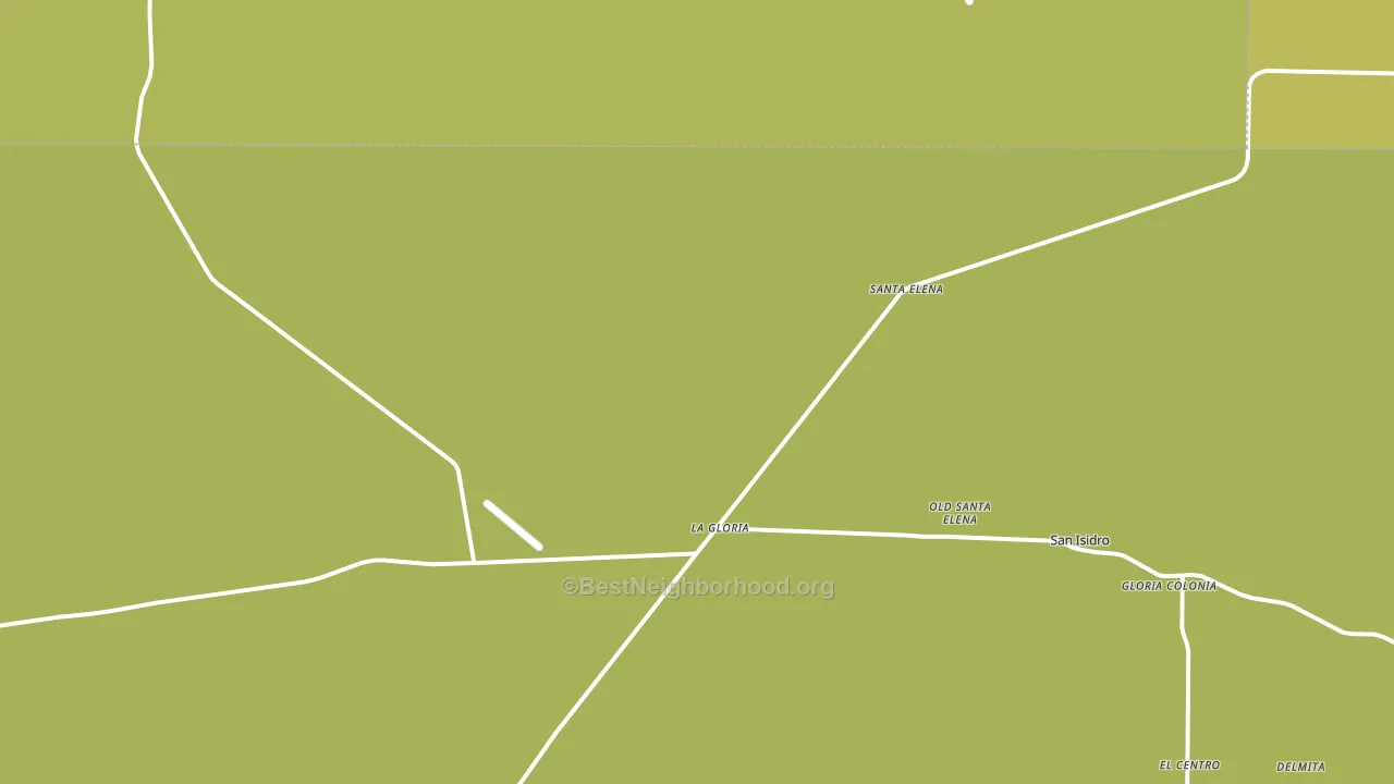 Santa Elena, TX block-group voter-turnout map