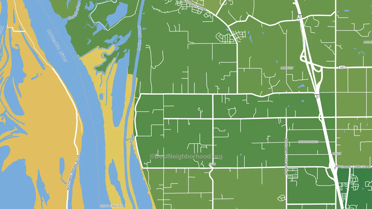 Sara, WA block-group voter-turnout map