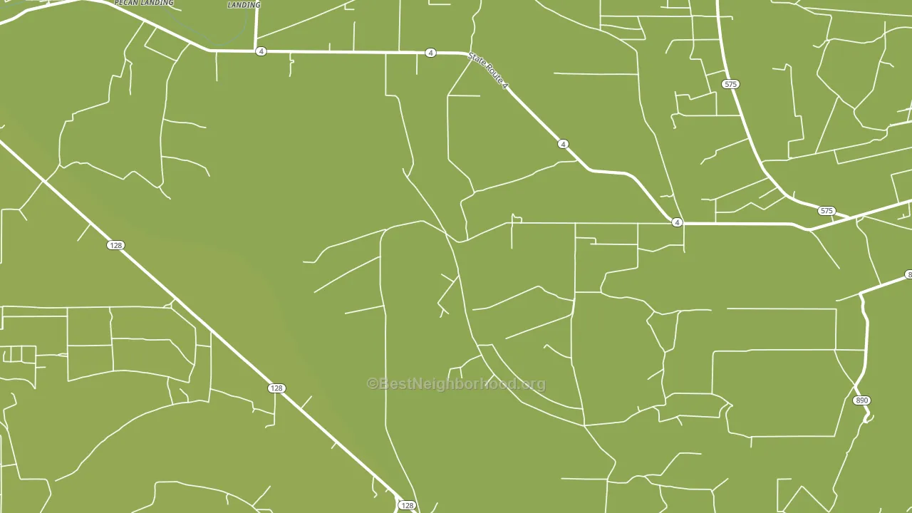 Saranac, LA block-group voter-turnout map