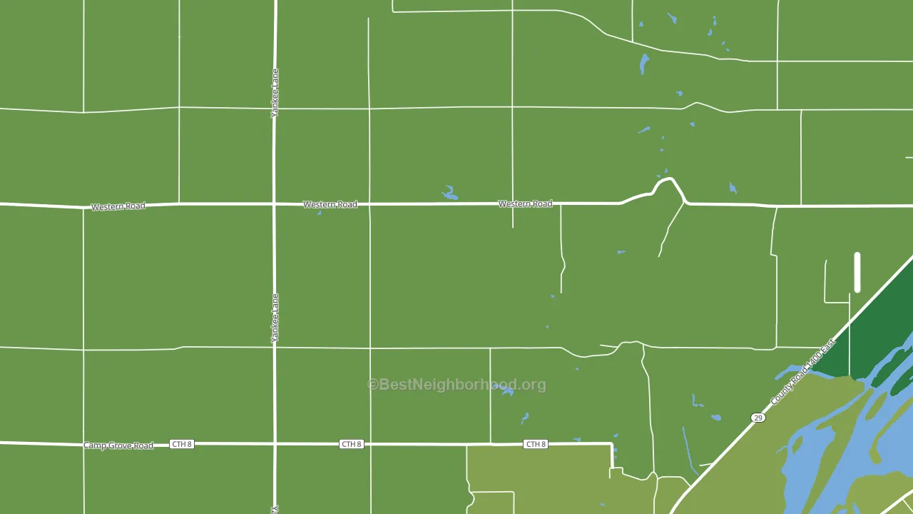 Saratoga Center, IL block-group voter-turnout map