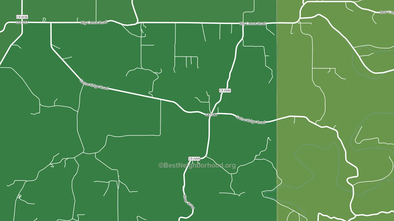 Sattre, IA block-group voter-turnout map