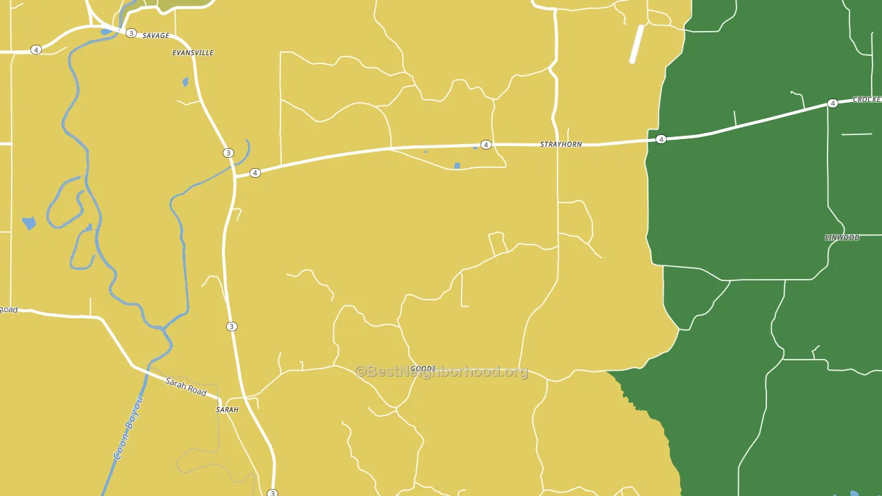Savage, MS block-group voter-turnout map