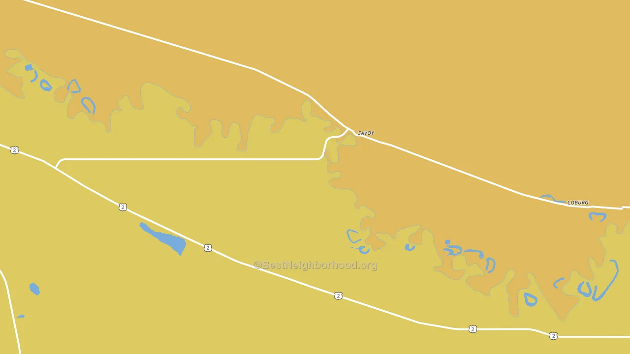 Savoy, MT block-group voter-turnout map