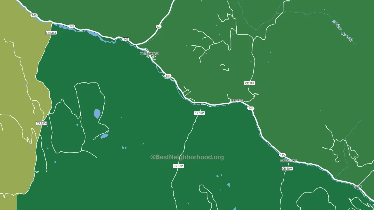 Sawpit, CO block-group voter-turnout map