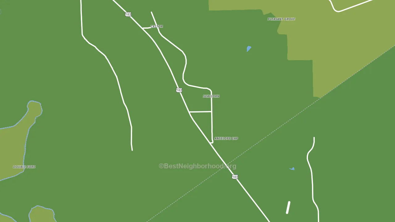 Scallorn, TX block-group voter-turnout map