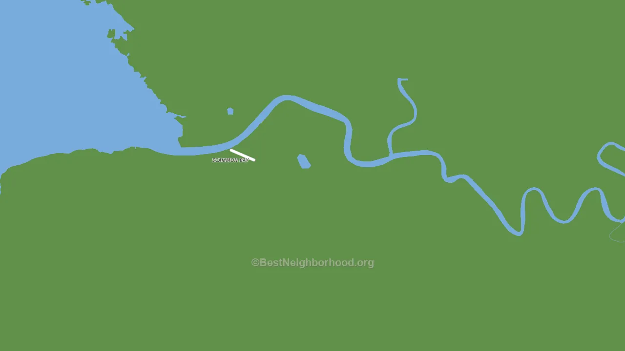 Scammon Bay, AK block-group voter-turnout map