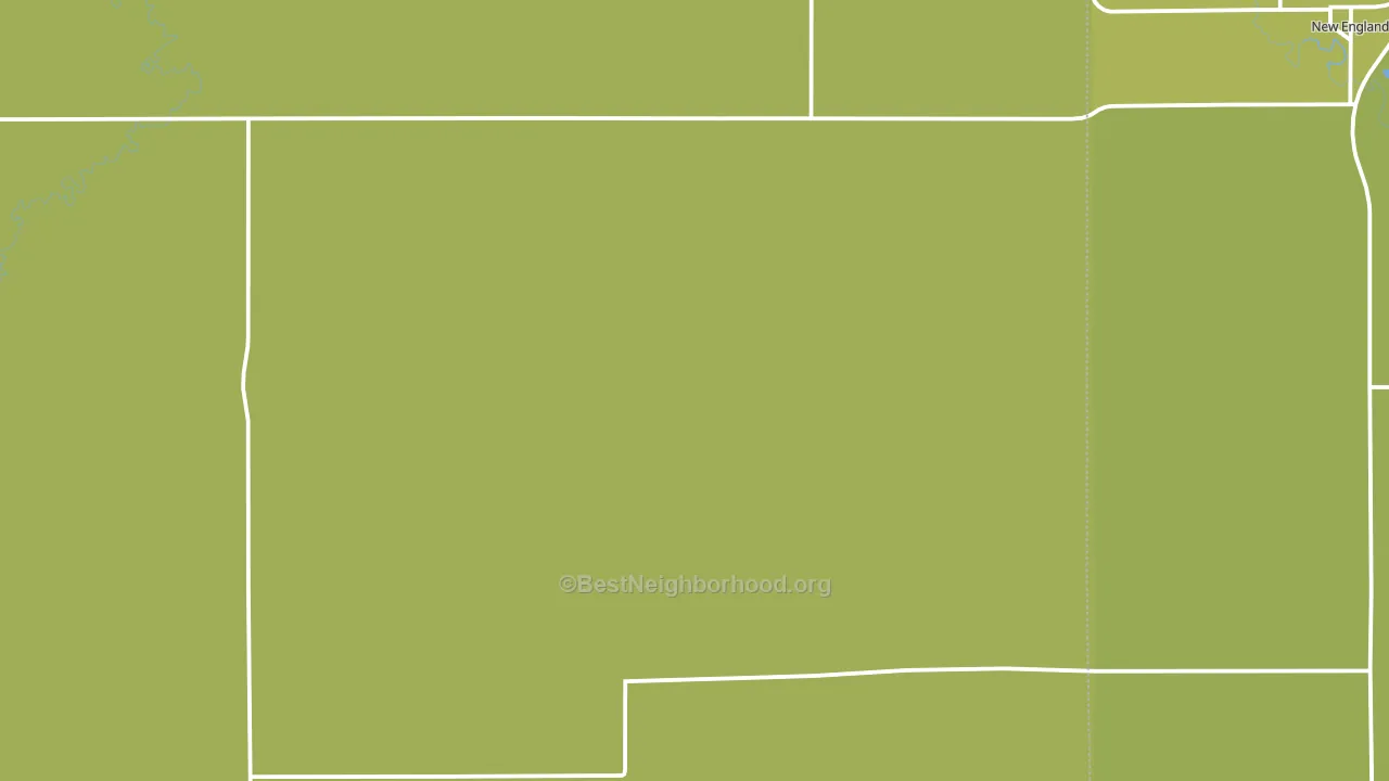 Schefield, ND block-group voter-turnout map