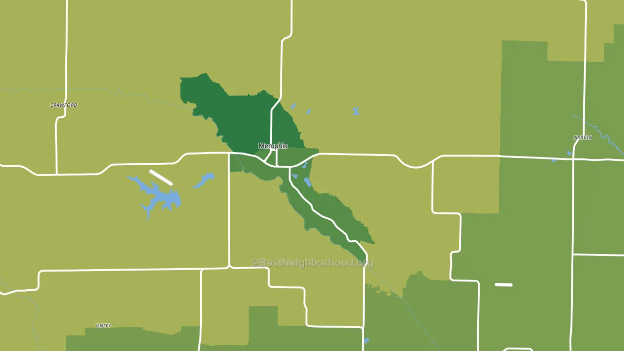 Scotland County, MO block-group voter-turnout map