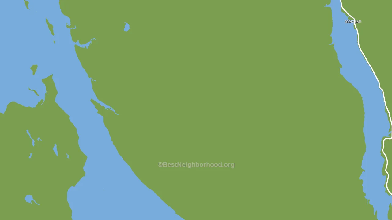 Scow Bay, AK block-group voter-turnout map