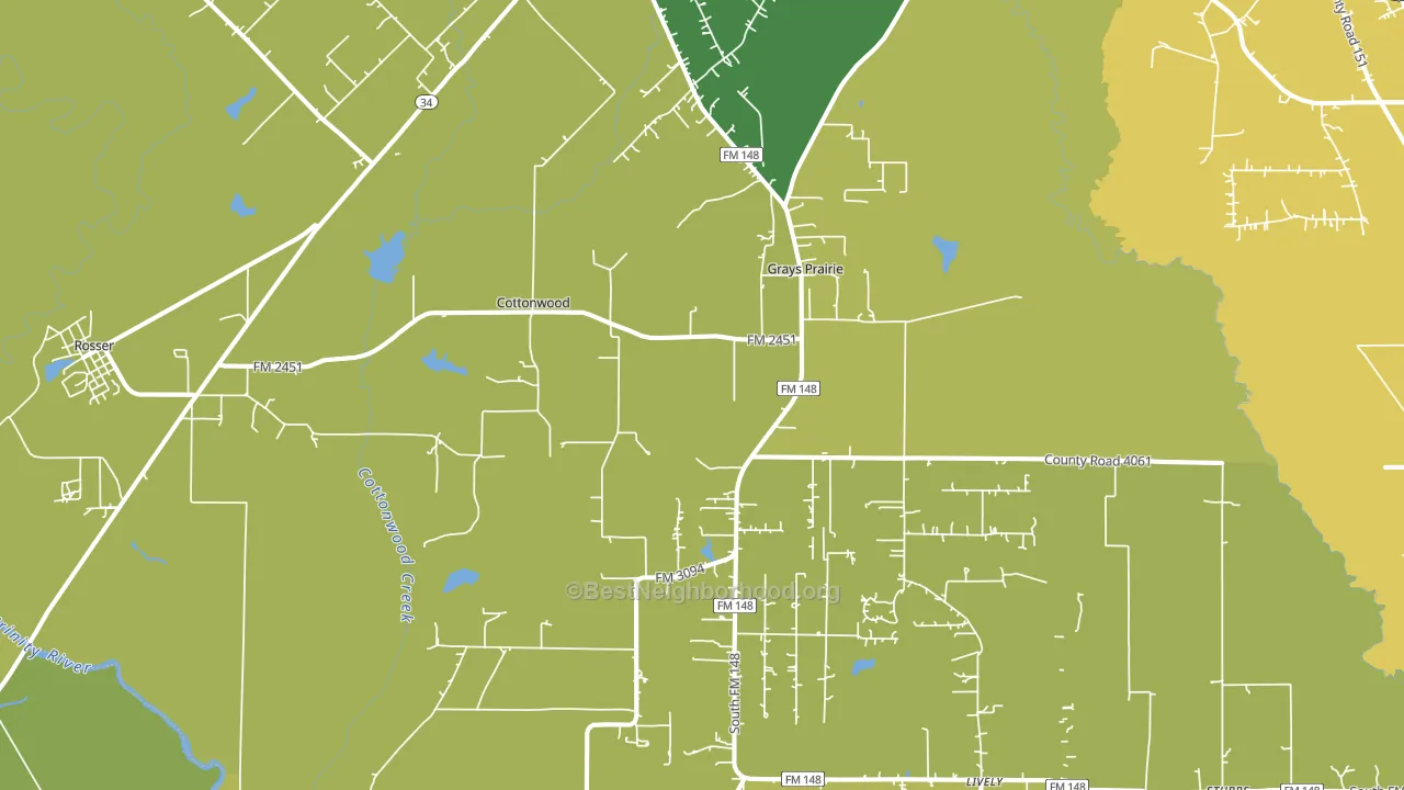 Scurry, TX block-group voter-turnout map
