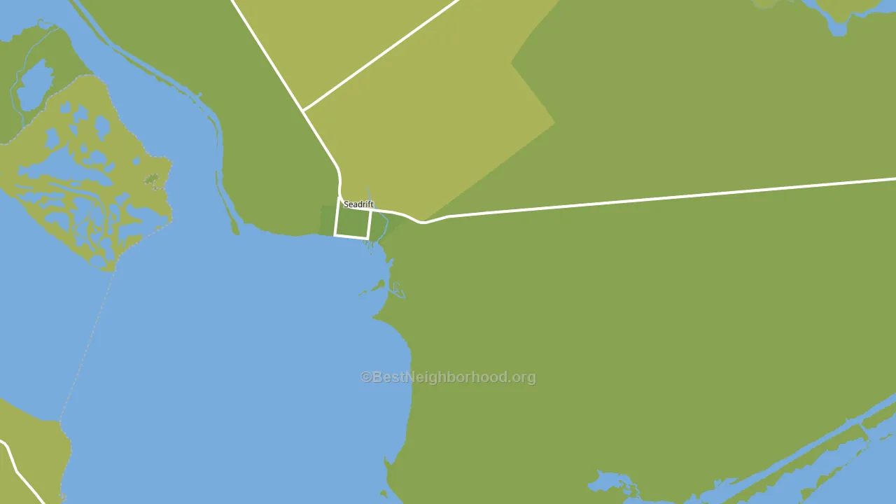 Seadrift, TX block-group voter-turnout map