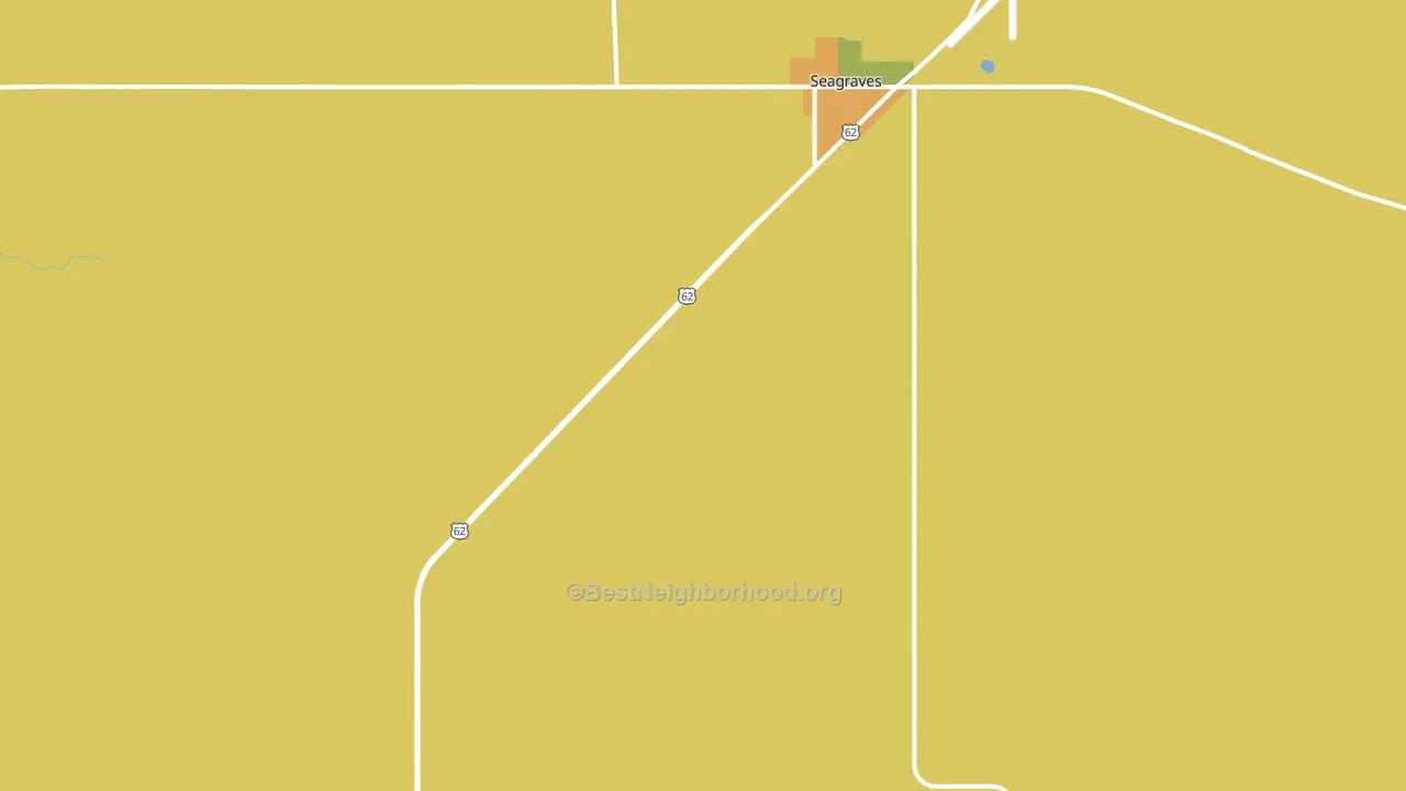Seagraves, TX block-group voter-turnout map