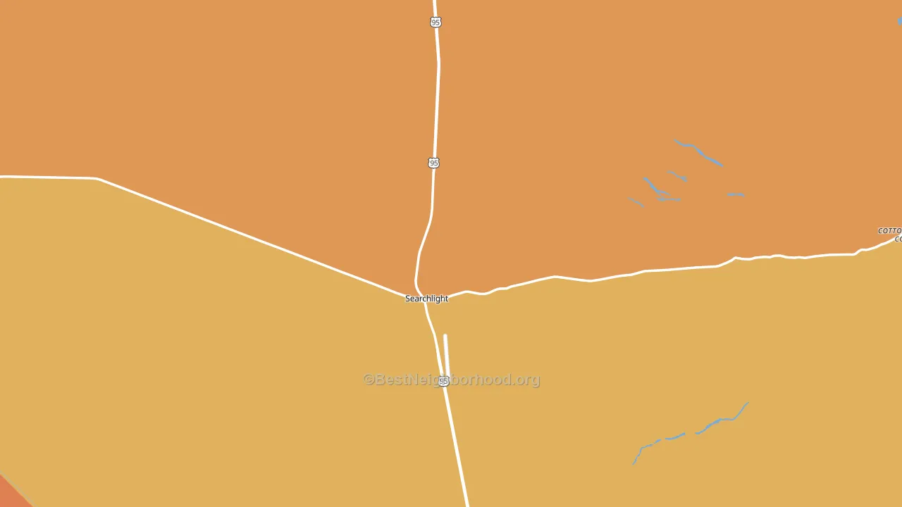 Searchlight, NV block-group voter-turnout map