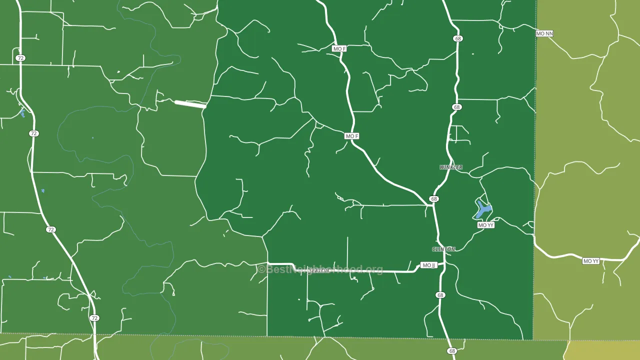 Seaton, MO block-group voter-turnout map