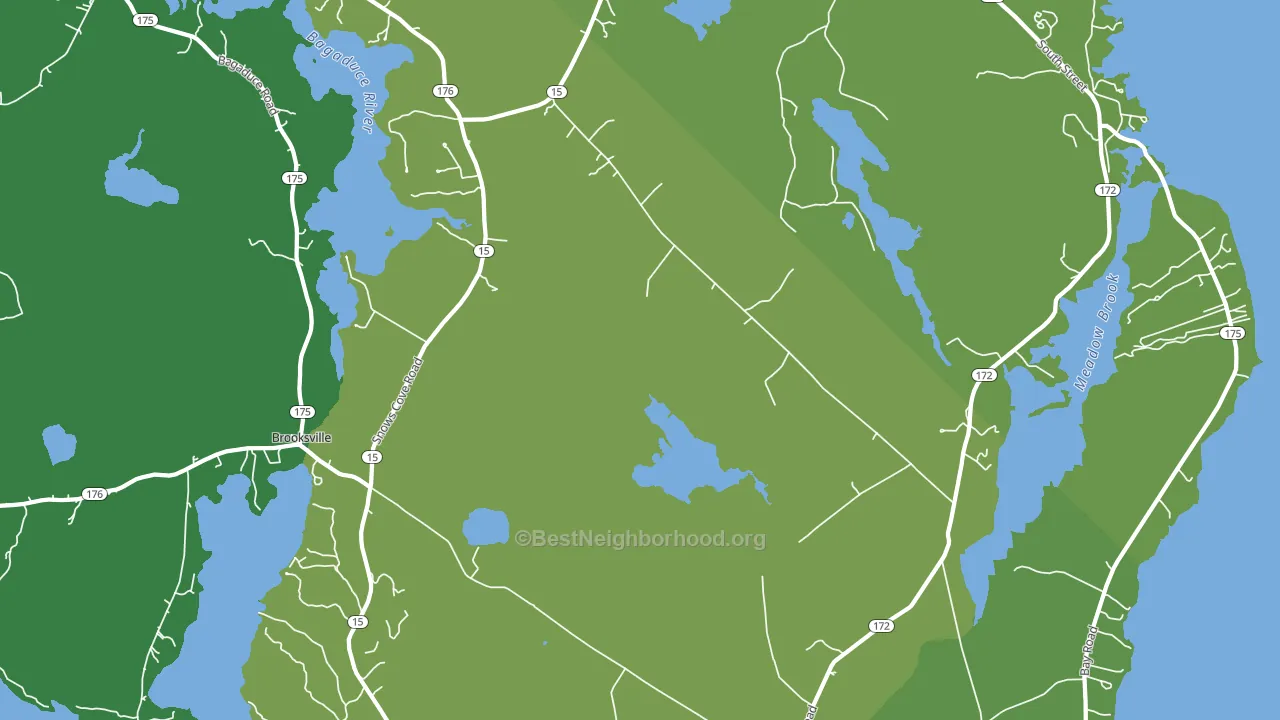 Sedgwick, ME block-group voter-turnout map