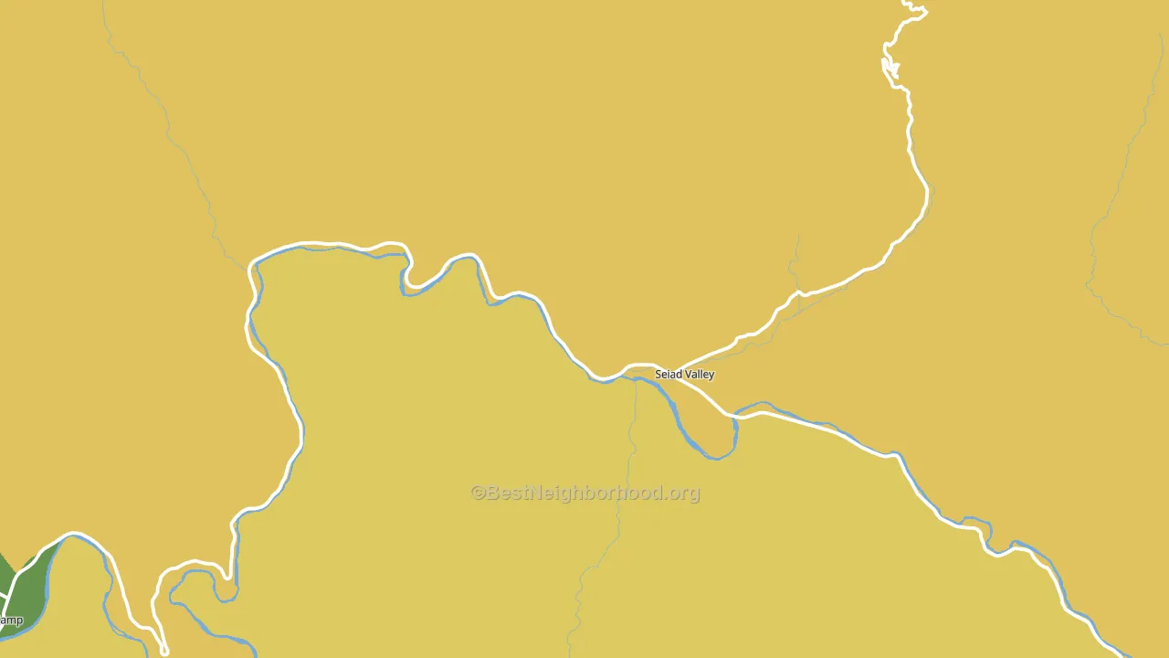 Seiad Valley, CA block-group voter-turnout map
