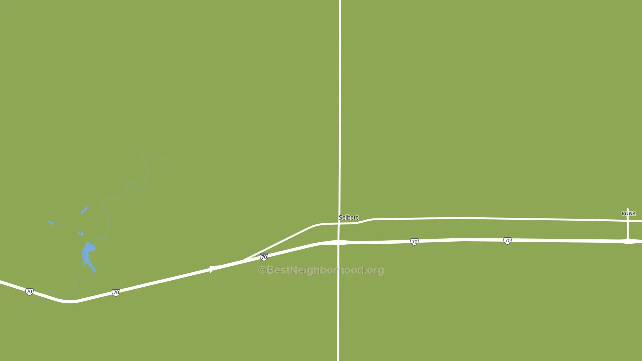 Seibert, CO block-group voter-turnout map