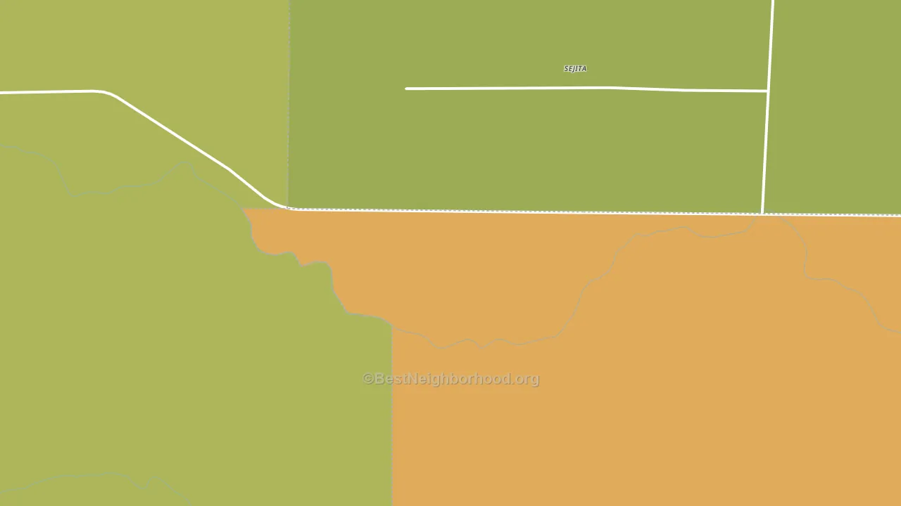 Sejita, TX block-group voter-turnout map