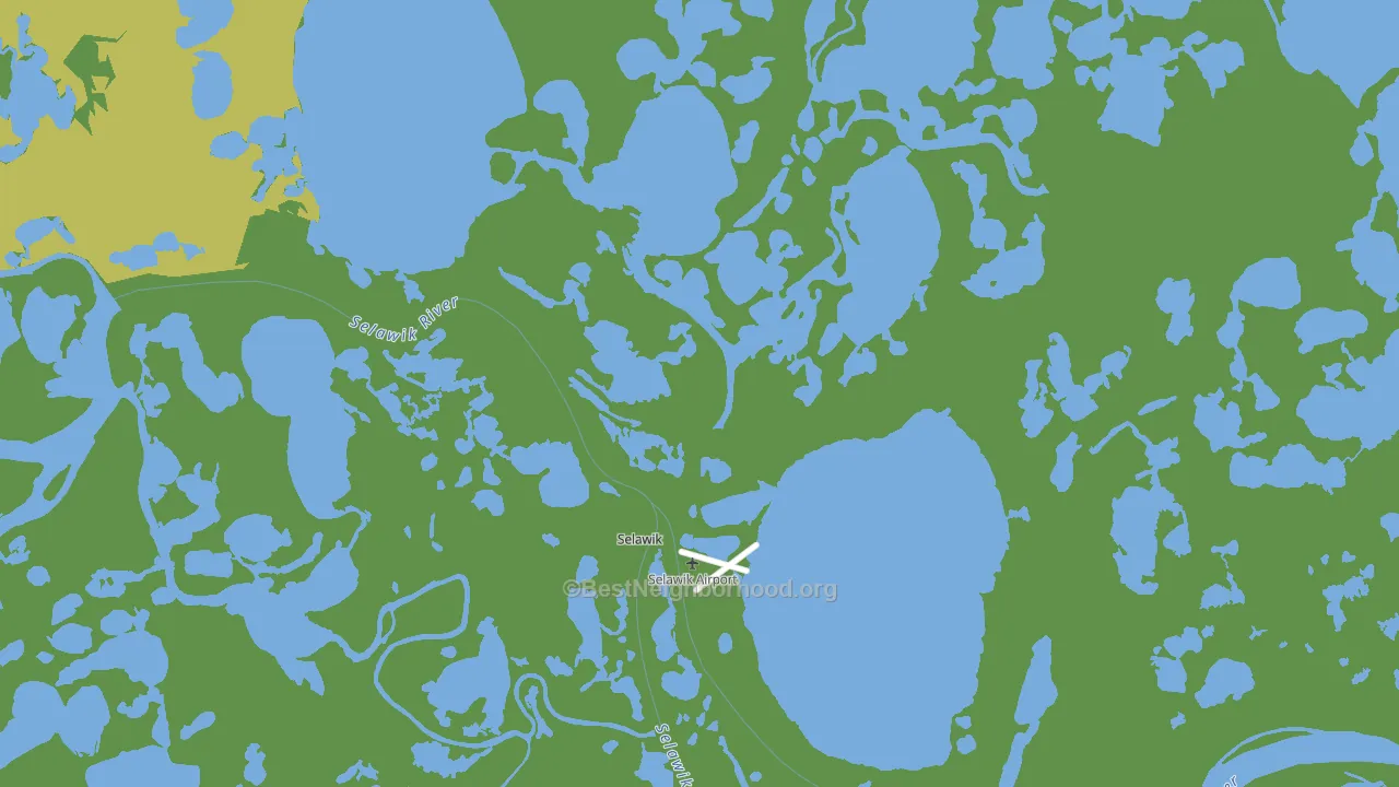 Selawik, AK block-group voter-turnout map