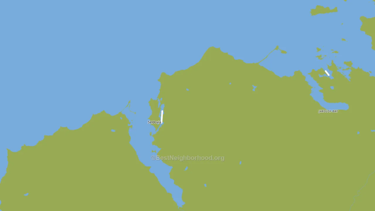Seldovia, AK block-group voter-turnout map