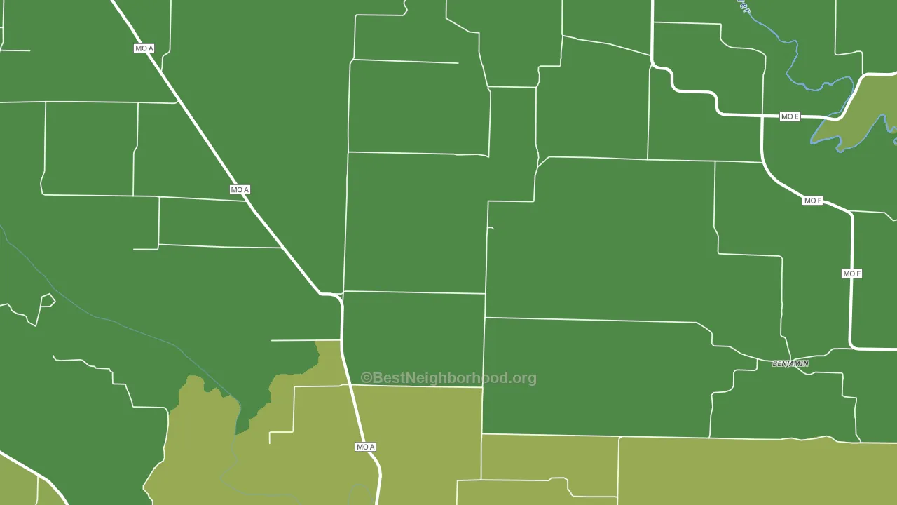 Sellers, MO block-group voter-turnout map