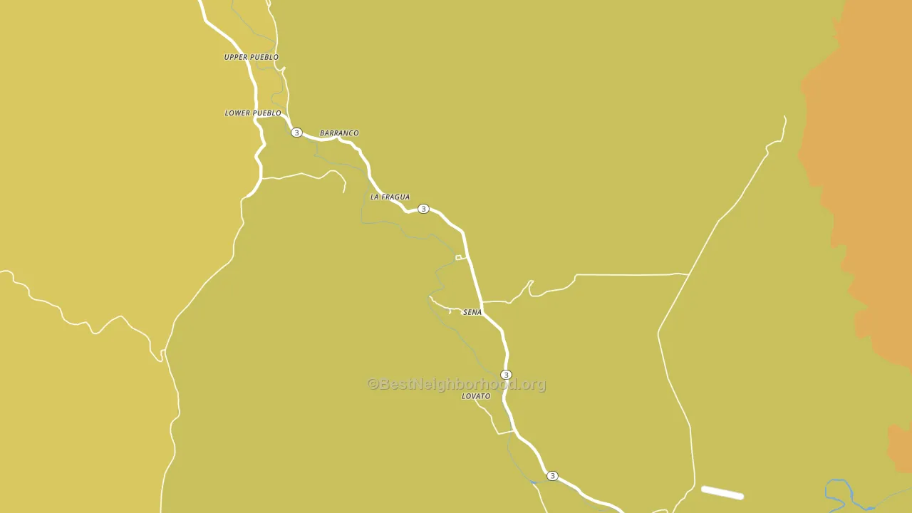 Sena, NM block-group voter-turnout map