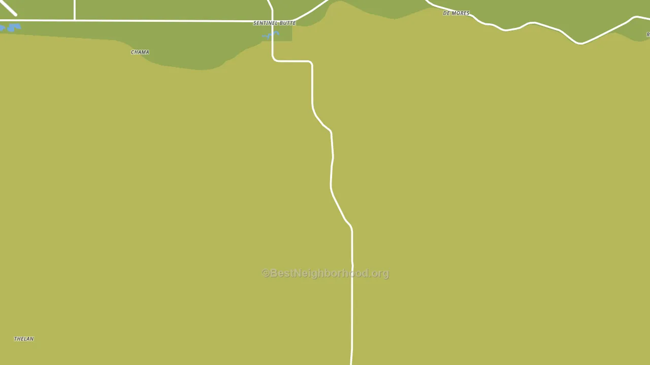 Sentinel Butte, ND block-group voter-turnout map