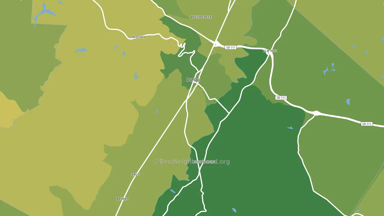 Sequatchie County, TN block-group voter-turnout map
