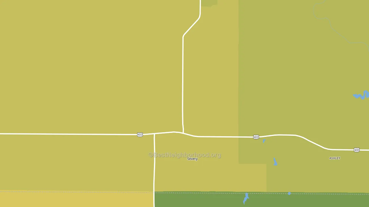 Severy, KS block-group voter-turnout map