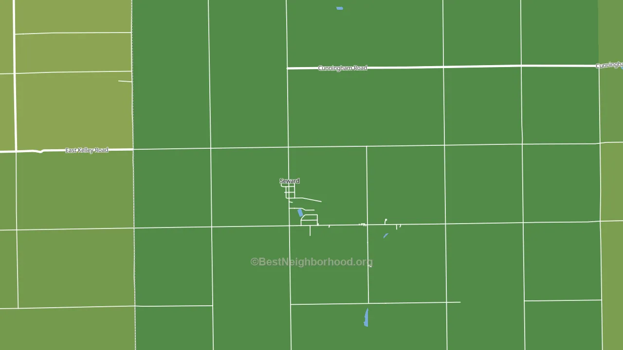Seward, IL block-group voter-turnout map