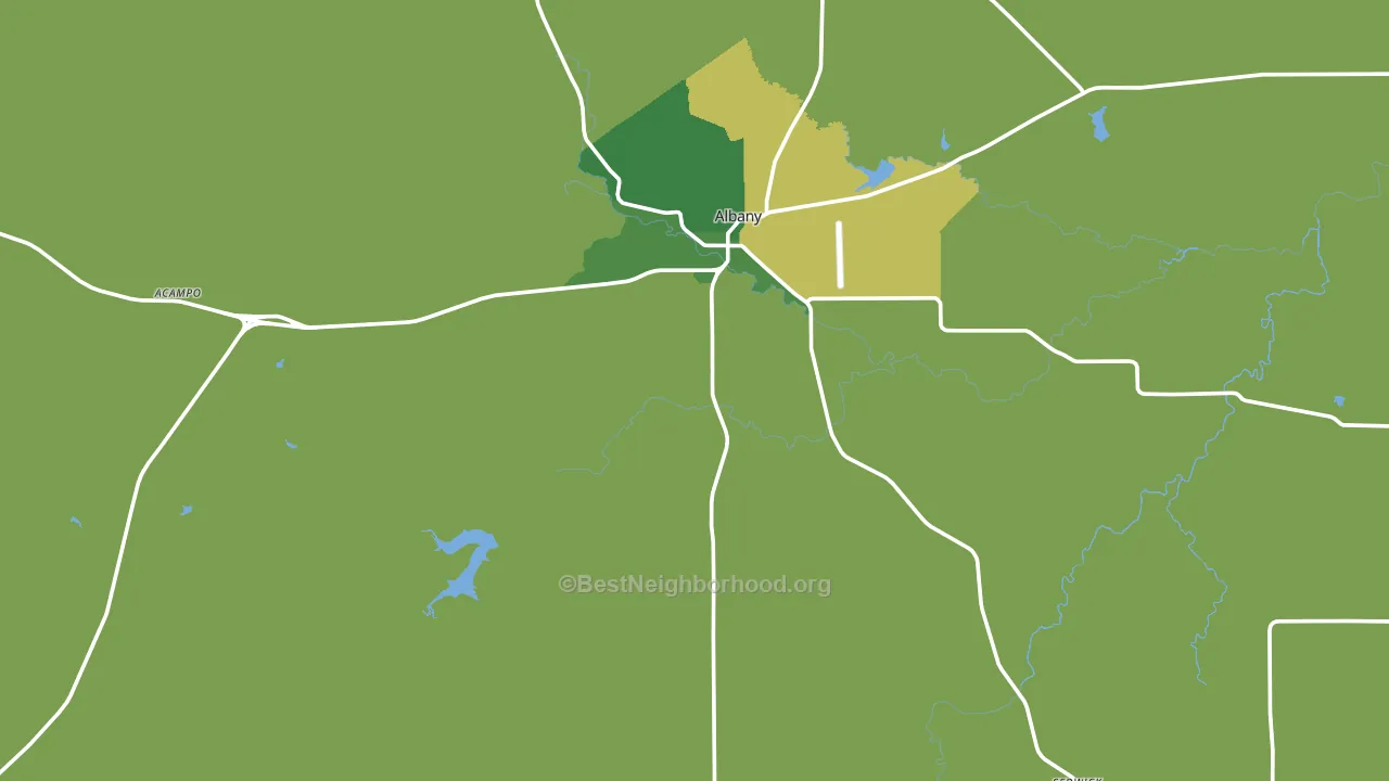Shackelford County, TX block-group voter-turnout map