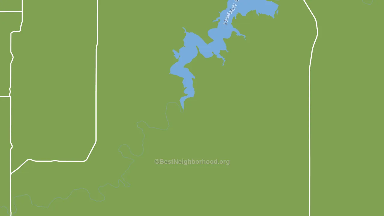 Shadehill, SD block-group voter-turnout map