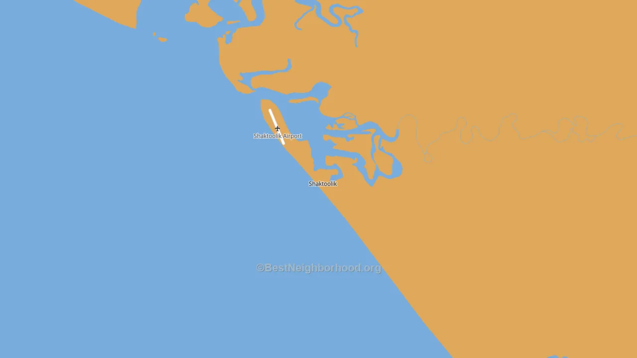 Shaktoolik, AK block-group voter-turnout map