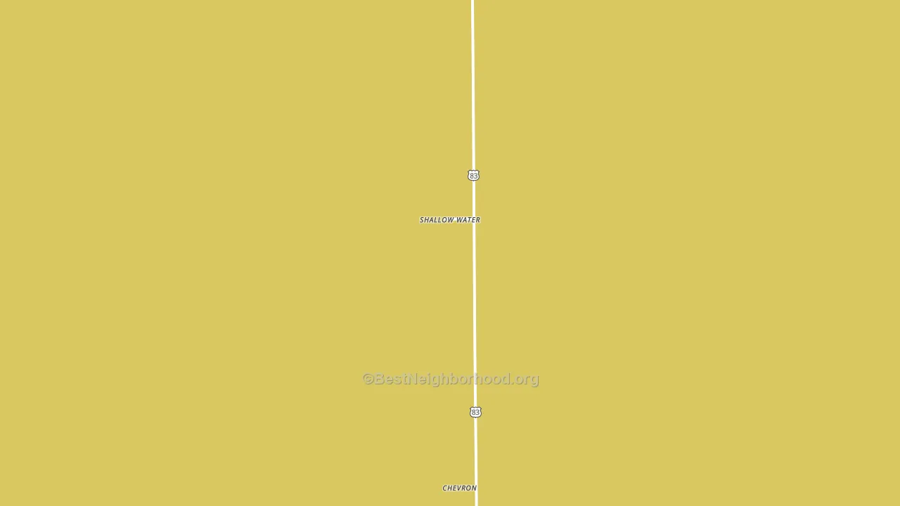 Shallow Water, KS block-group voter-turnout map