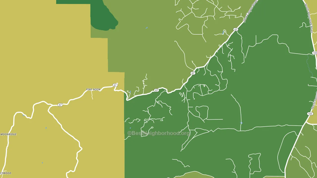 Shamballah-Ashrama, CO block-group voter-turnout map