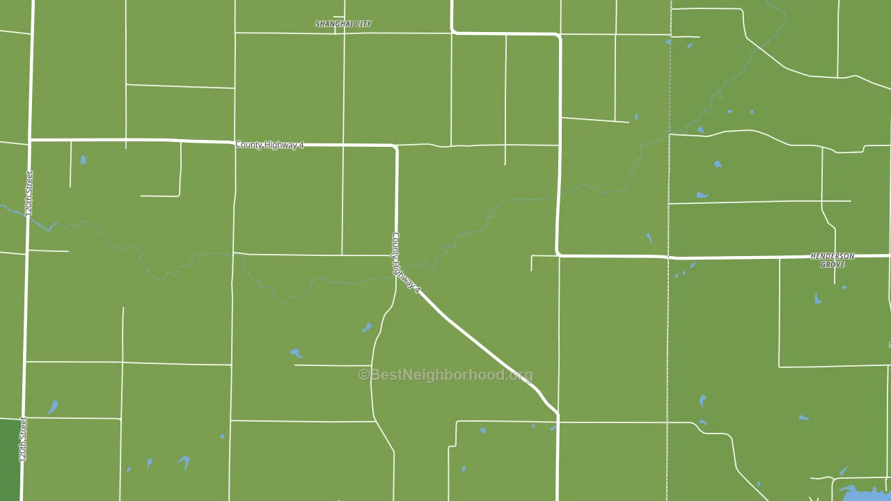 Shanghai City, IL block-group voter-turnout map
