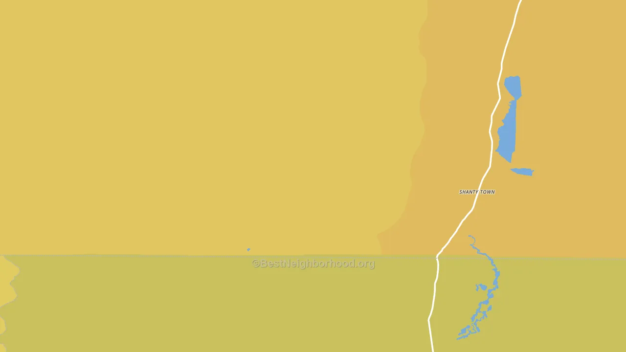 Shanty Town, NV block-group voter-turnout map