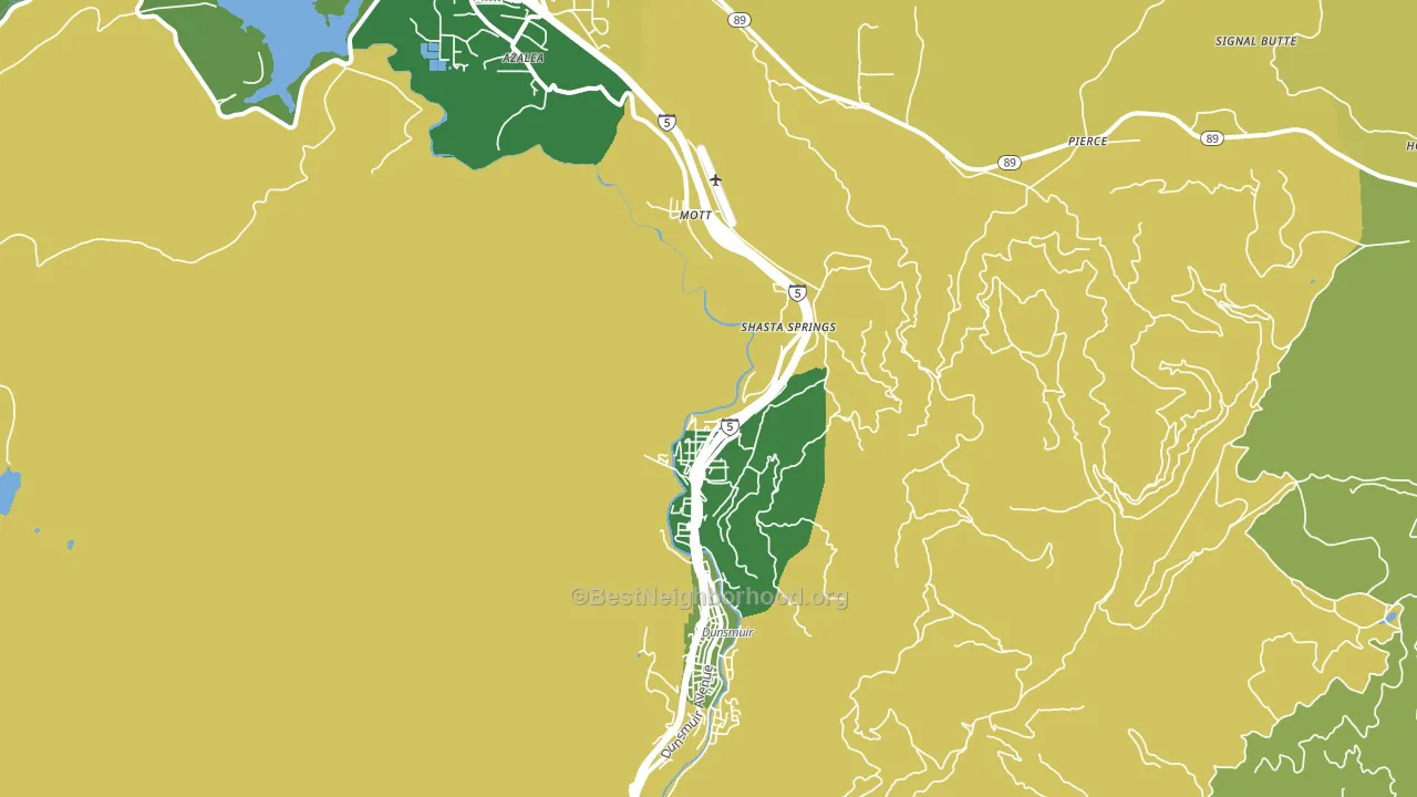 Shasta Retreat, CA block-group voter-turnout map