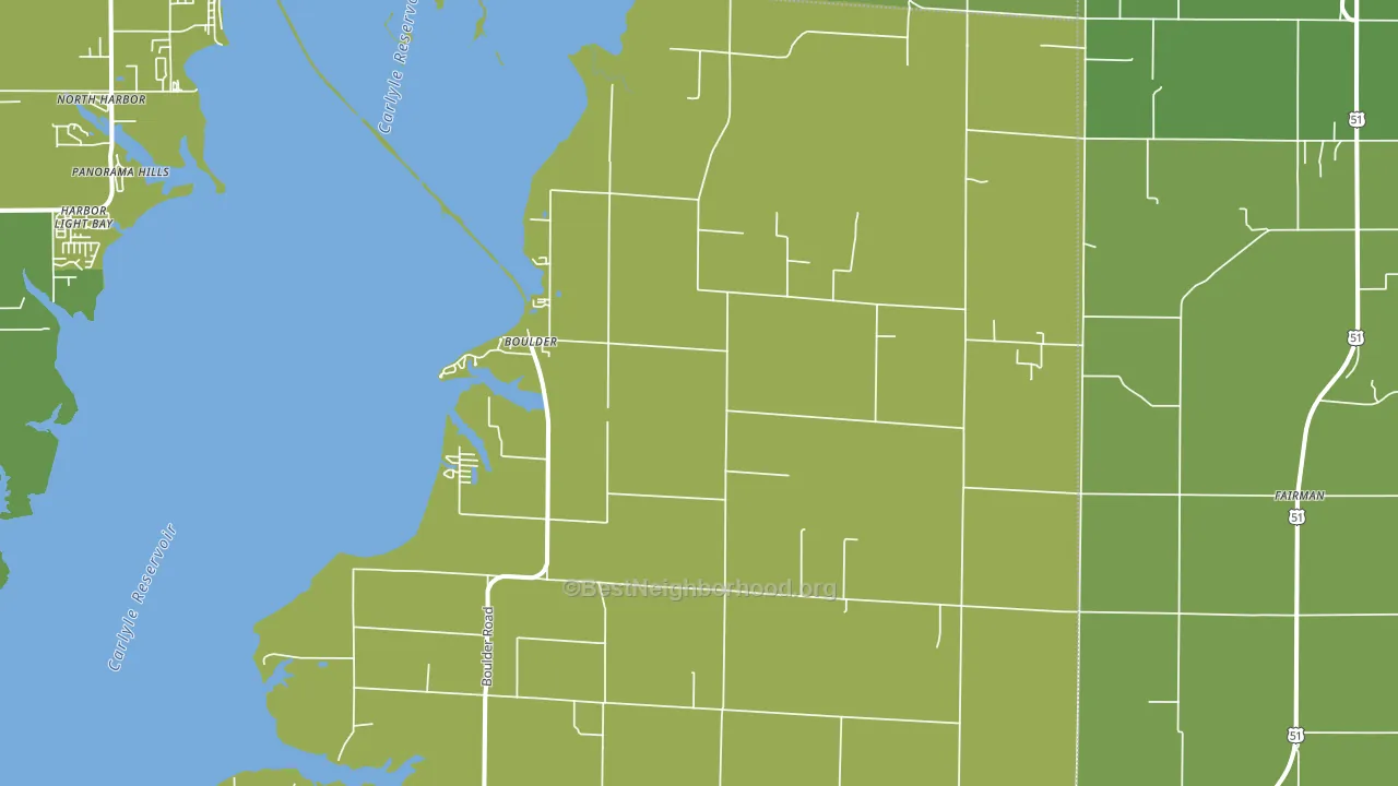 Shattuc, IL block-group voter-turnout map