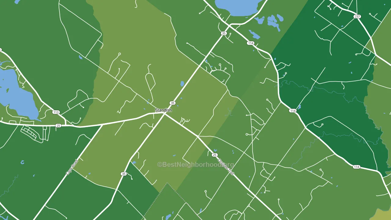 Shaw Mills, ME block-group voter-turnout map