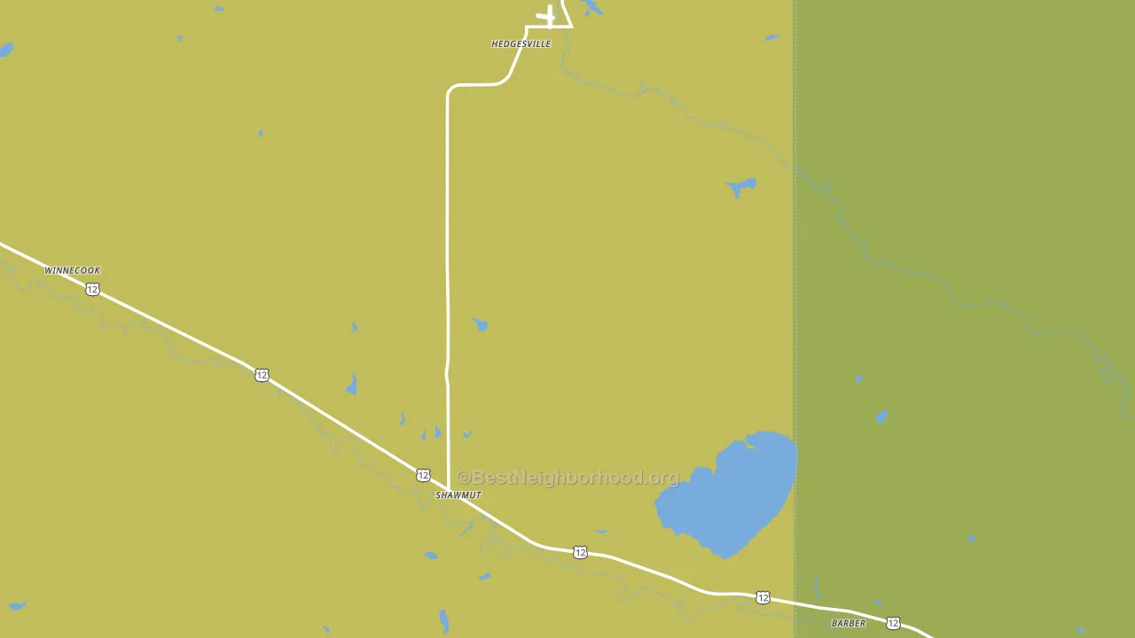 Shawmut, MT block-group voter-turnout map