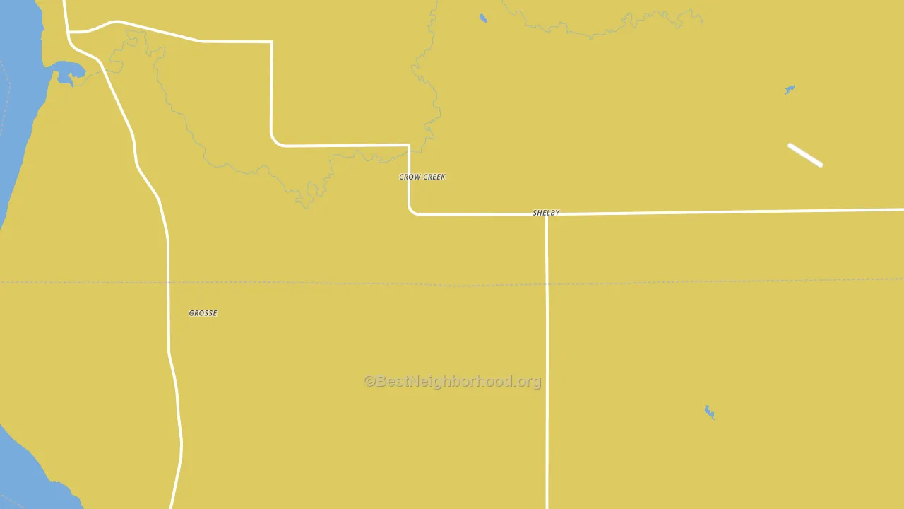 Shelby, SD block-group voter-turnout map