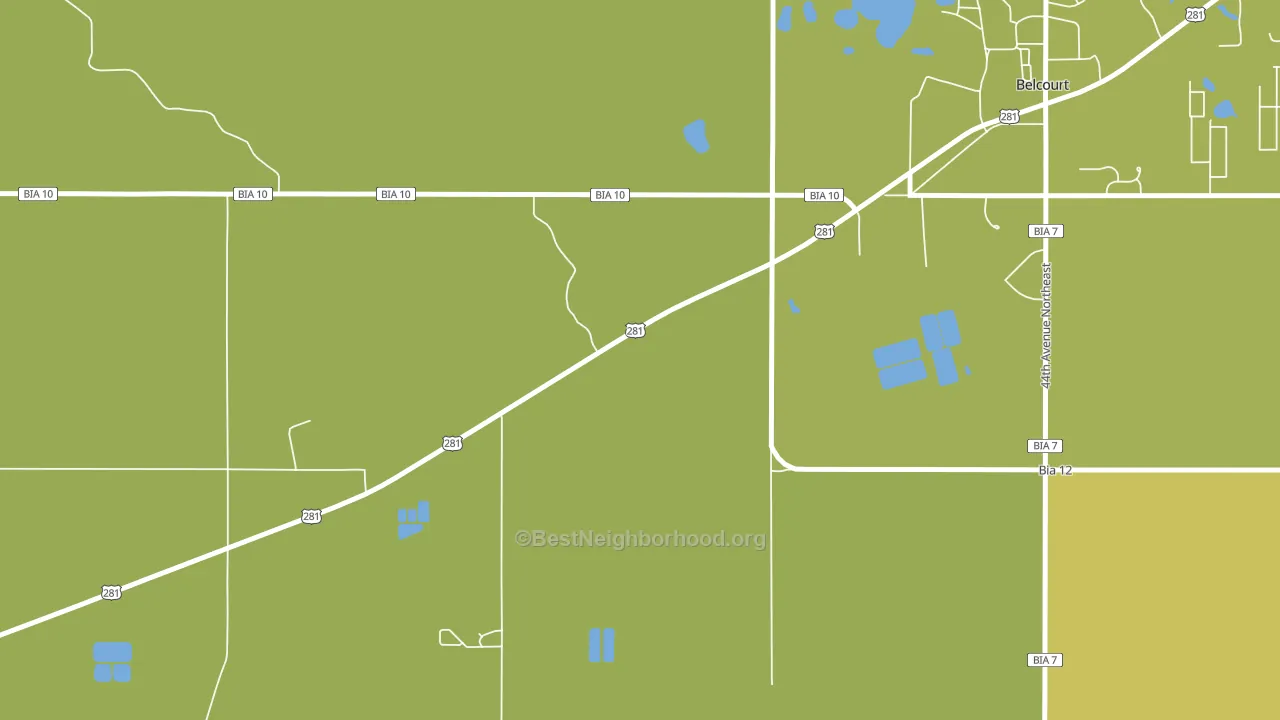 Shell Valley, ND block-group voter-turnout map